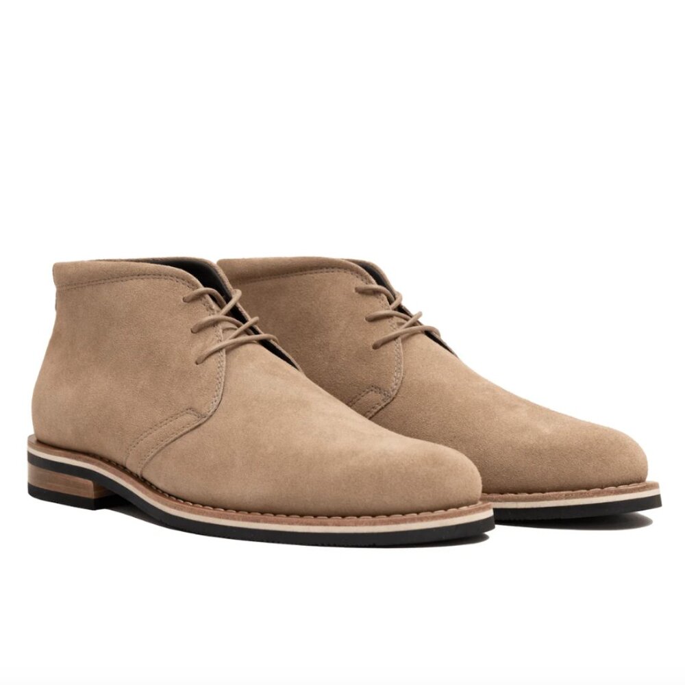 HELM "The Hynes" Boot in Tan Suede - 12